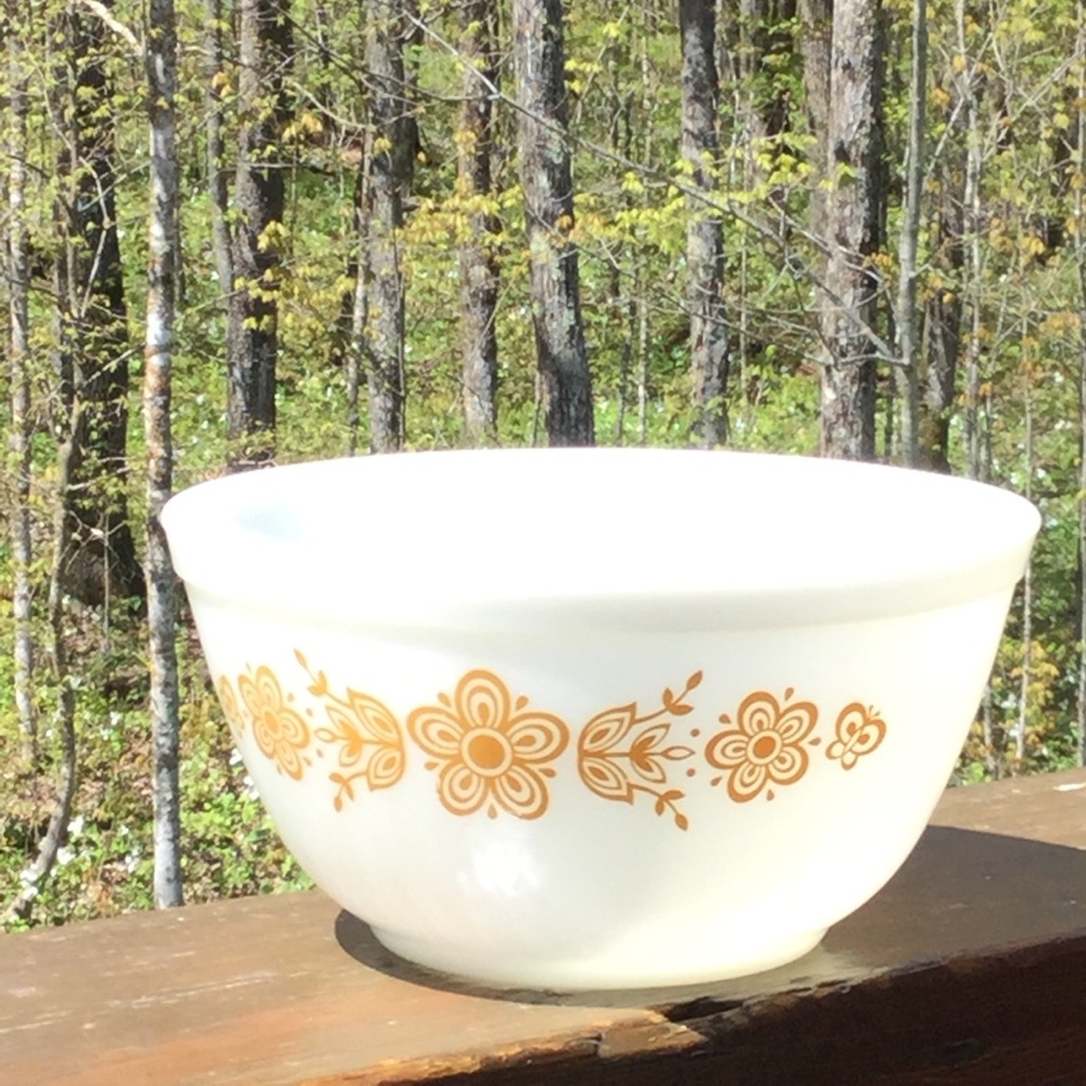 βοΈ Pyrex Bowl #402 1 1/2 Qt. VNC Gold Cinderella - Picture 5 of 15
